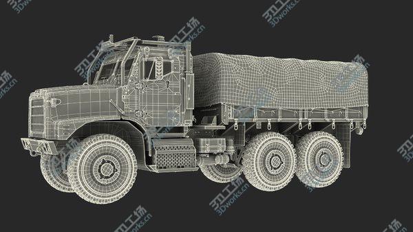 images/goods_img/20210312/3D model Military Medium Cargo Truck 6x6 with Tent Rigged/4.jpg